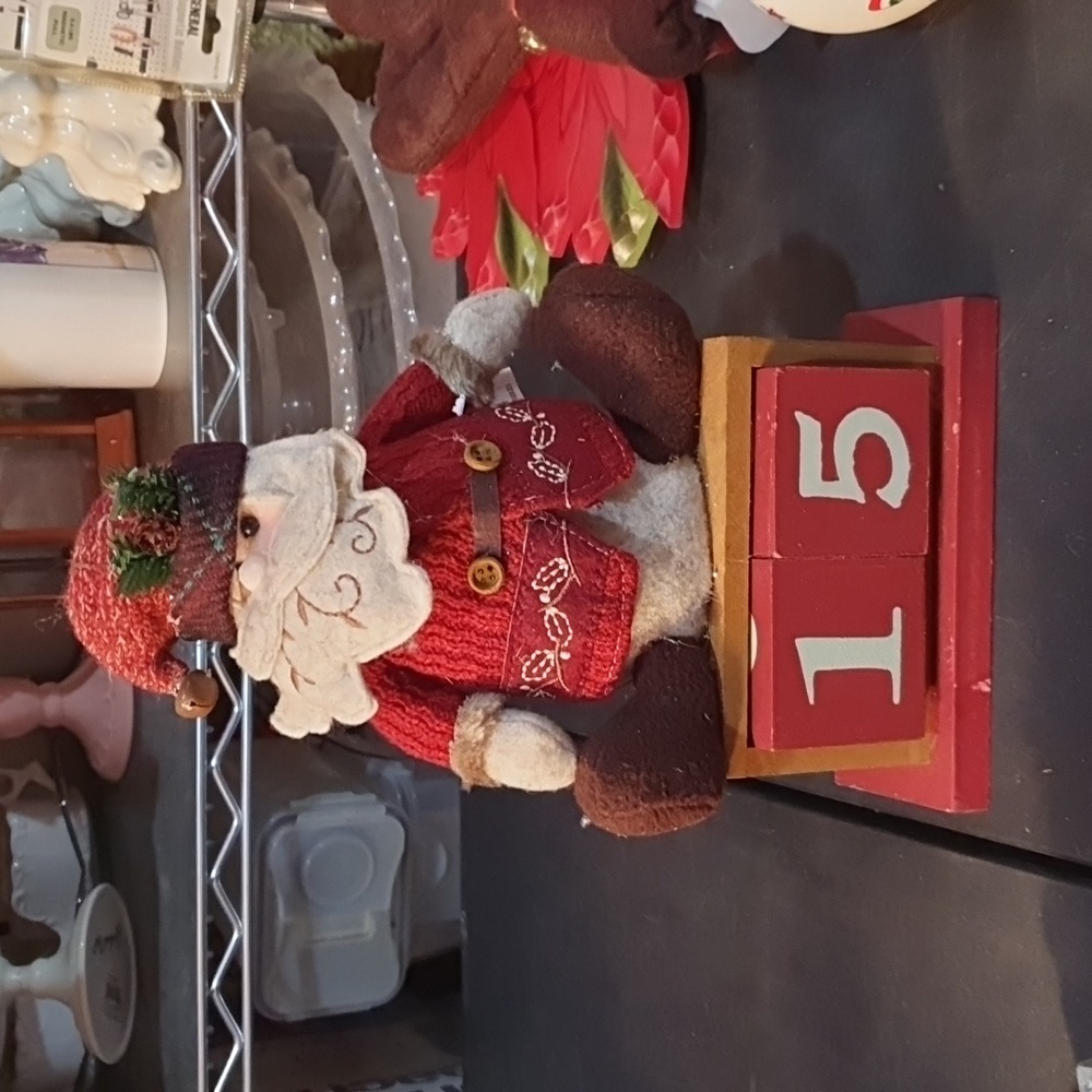 💜 Vintage wooden Countdown to Christmas